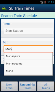 SriLanka Train Times Screenshots 4