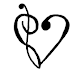 Love Music Drawings