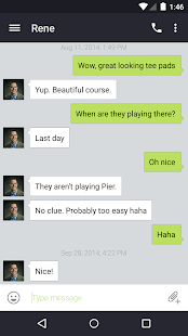 Lastest EvolveSMS Theme Bubbly Green APK for PC