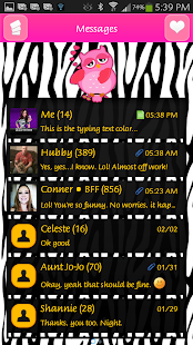 How to install GO SMS - Zebra Owl Loves patch 1.1 apk for android