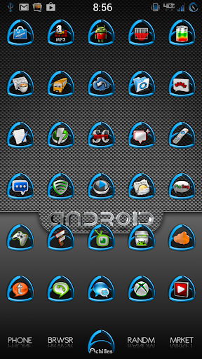 Cobalt Achilles Icon Pack