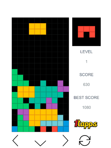 【免費解謎App】1TapTris Tetromino Fall Puzzle-APP點子