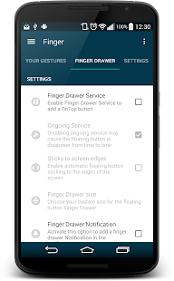 Finger Gesture Launcher - screenshot thumbnail