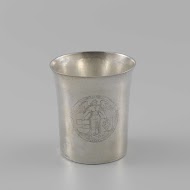 Kroes, versierd met het wapen van Vlissingen en het markiezaat Veere