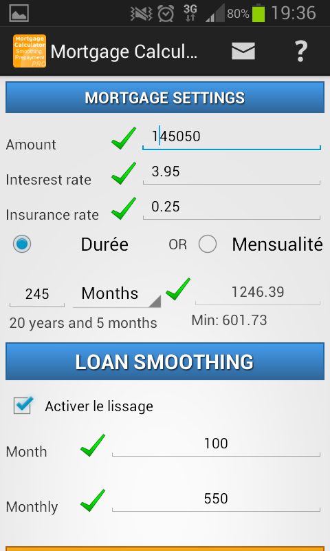 Mortgage Calculator PRO Screen 1