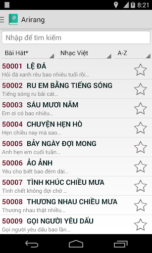 Mã Số Karaoke Vietnam Có lời