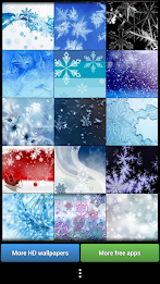 Snowflakes HD Wallpapers poster 2