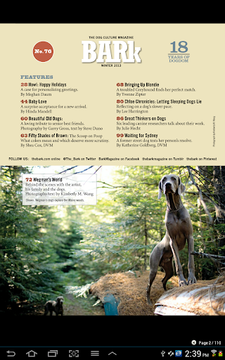 The Bark: dog culture magazine