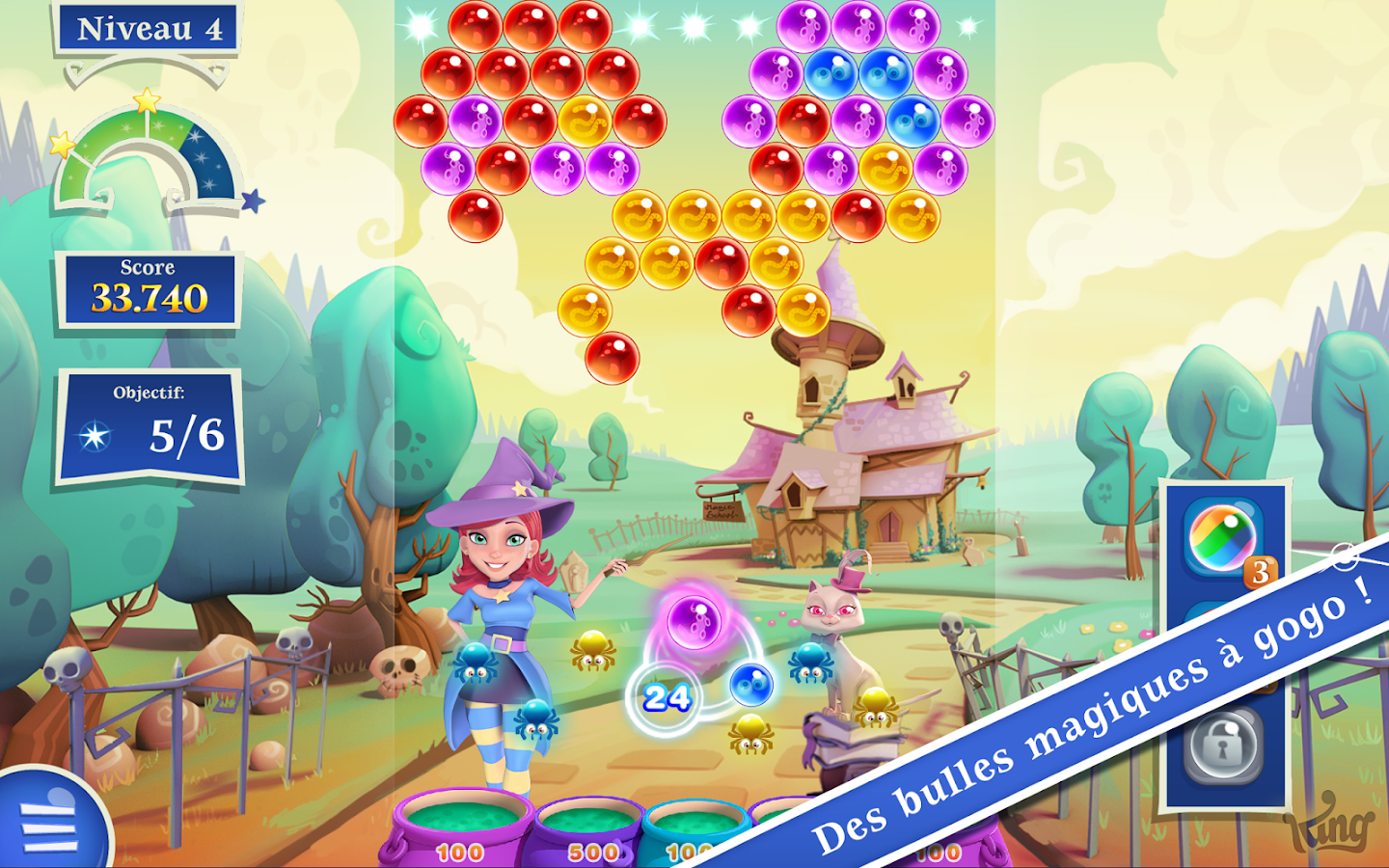 Bubble Witch 2 Saga - screenshot