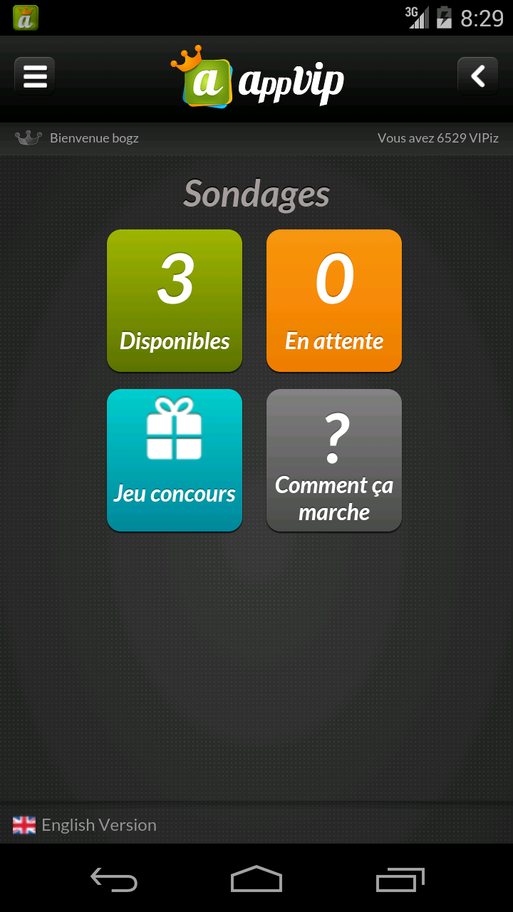 Android application AppVIP.com screenshort