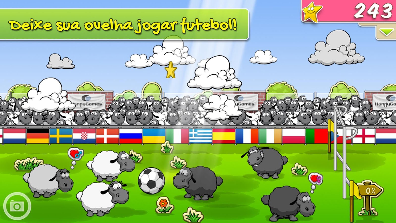 Clouds & Sheep Premium - tela