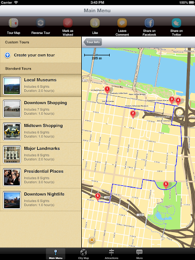 【免費旅遊App】Little Rock Map and Walks-APP點子