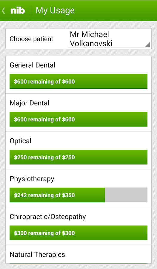 nib Health Insurance Android Apps on Google Play