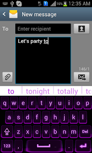 Purple Keyboard Screenshots 1