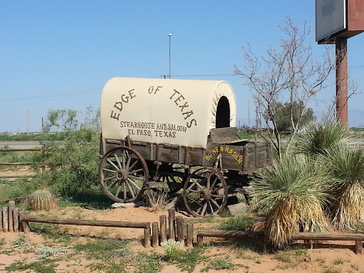 Covered Wagon Sculpture