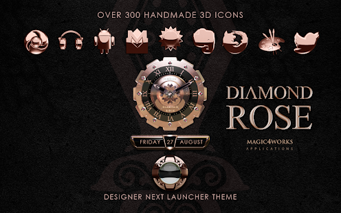 Next Launcher Theme Diamond