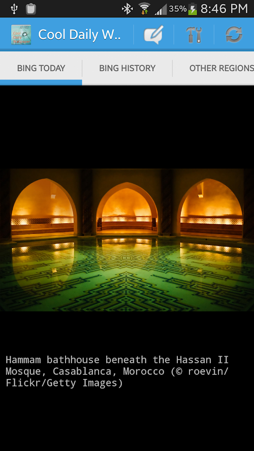 Android application Cool Daily Wallpaper AD Free screenshort