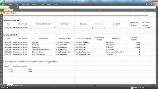 format sales mail report Mail Daily  Report  June Format Calendar Sales