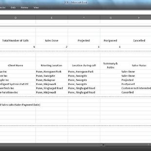 Daily Sales Report Format For Sales Executive Pdf - C # ile Web' e ...