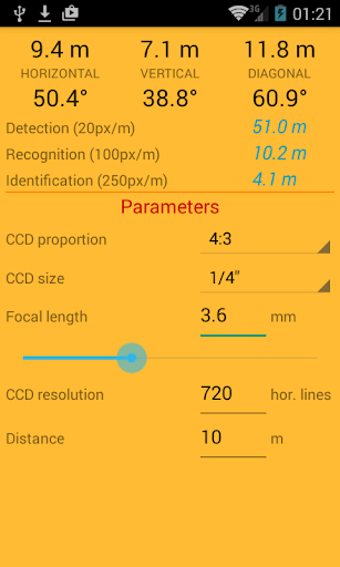 Lens Calculator CCTV