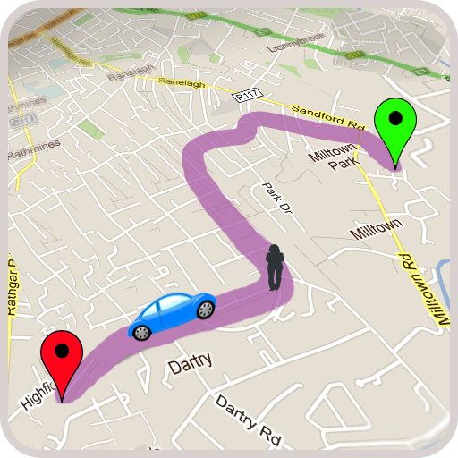 GPS Route Finder LOGO-APP點子