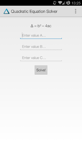 Quadratic Equation Solver