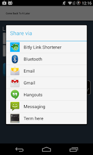 URL Shortener for Bitly Screenshots 1