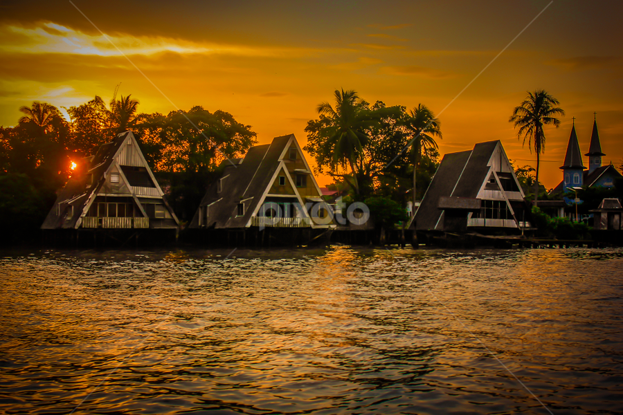 Swiss's House (Mandomai, Kuala Kapuas) by Abah Tya - Landscapes Sunsets & Sunrises