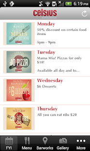 Lastest Celsius Bar APK for PC