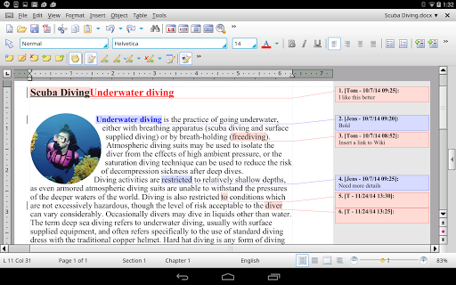 【免費商業App】Office HD: TextMaker TRIAL-APP點子