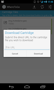 WhereToGo Cartridge Downloader Screenshots 1