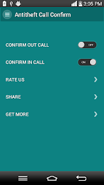 Anti-theft Call Confirm poster 2