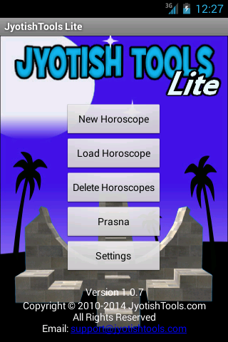 Jyotish Tools Lite Screen 1