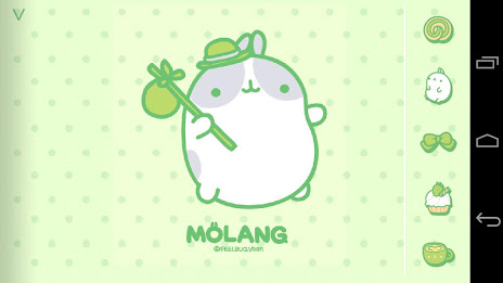 Molang Clover Green Atom theme poster 1