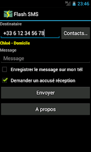 Flash SMS / Classe 0 - screenshot thumbnail