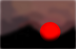 Red Dot Sunset