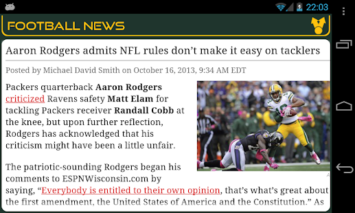 download Green Bay Football News free