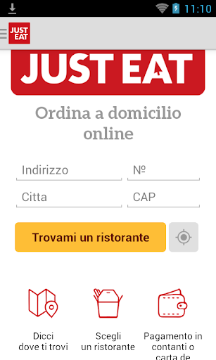 JUST EAT - Pizza a Domicilio