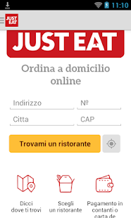 Lastest JUST EAT - Pizza a Domicilio APK