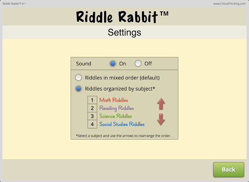 【免費教育App】Riddle Rabbit™ K-1-APP點子