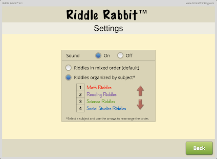 Riddle Rabbit™ K-1 Screenshots 1