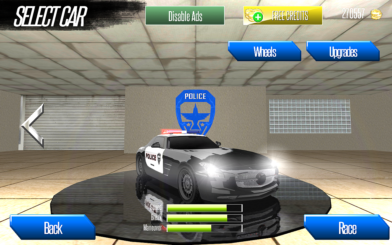 Racers contra policiais - Screenshot