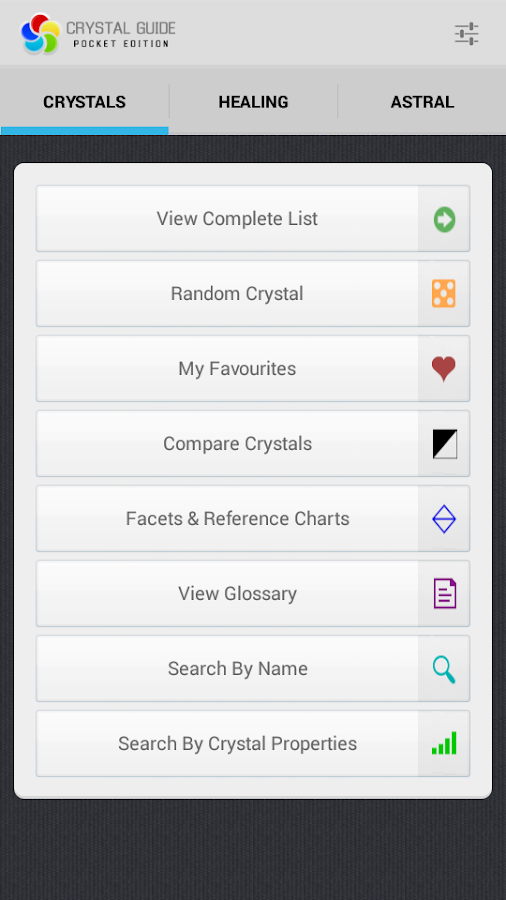 Crystal Guide Pocket Edition Android Apps on Google Play