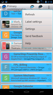 KRUSHED BLUE CM11 THEMECHOOSER - screenshot thumbnail