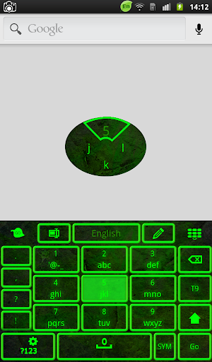 【免費個人化App】Green Neon Keyboard-APP點子