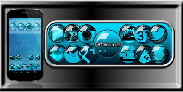 Icon Pack Blue HD OrbiconS - screenshot thumbnail