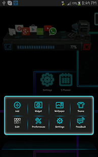 Next Launcher 3D Tron Theme - screenshot thumbnail