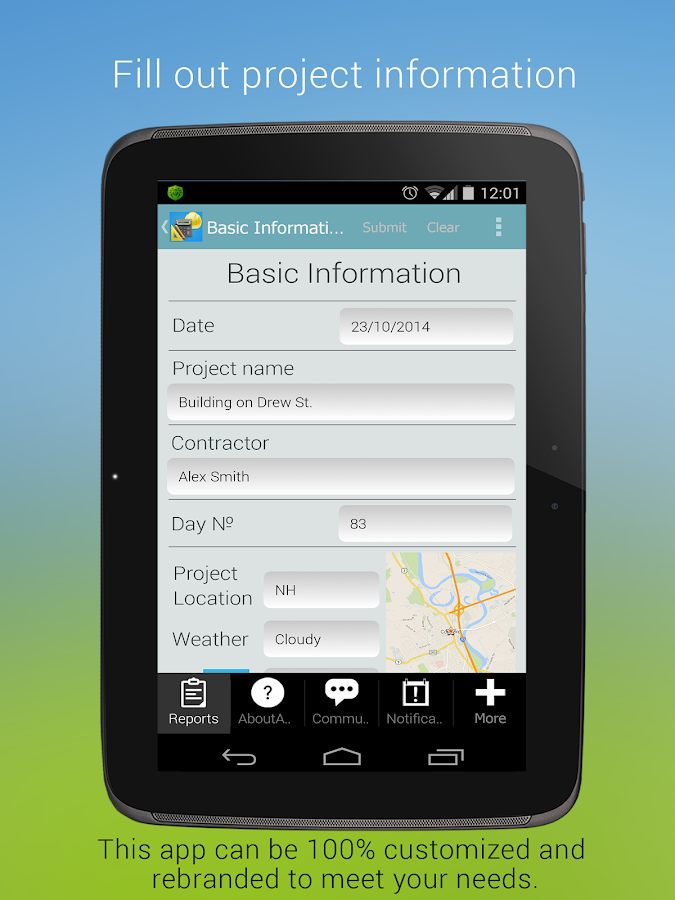 Construction Daily Log App Android Apps on Google Play