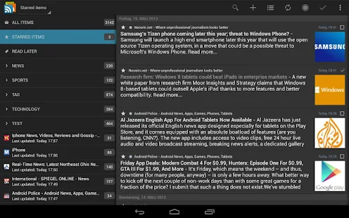 gReader Pro | Feedly | News - screenshot thumbnail