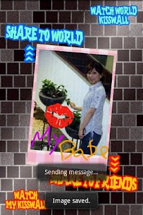 Lastest KissDroid - photo with kiss APK